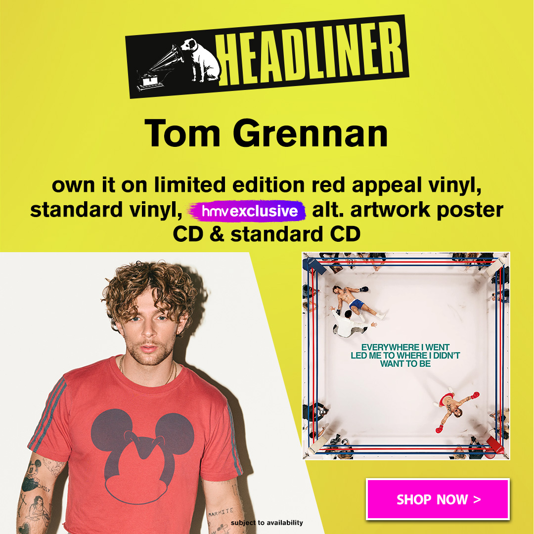 hmvtweets's tweet photo. 📣 THIS WEEK'S HEADLINER 📣 

Tom Grennan / Everywhere I Went, Led Me to Where I Didn't Want to Be 👉 https://t.co/Ju2utP5qFJ https://t.co/2MHIB58cwe