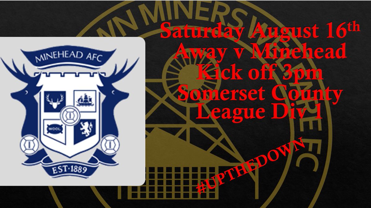 PMWFC (@peasedownmwfc) on Twitter photo Our first game on the road this week with our furthest away game <a href="/AfcMinehead/">Minehead AFC</a> with a 3pm kick off
Long way to travel, but go and give the lads your full support. Our first game on the road this week with our furthest away game <a href="/AfcMinehead/">Minehead AFC</a> with a 3pm kick off
Long way to travel, but go and give the lads your full support.
