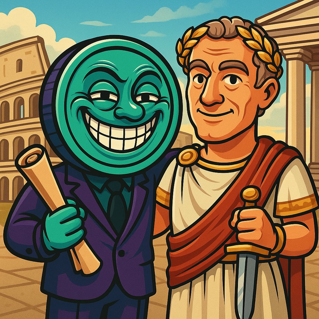 SOLINOonSOLANA's tweet photo. Made a deal with Caesar in Rome.
He’s got an empire, I’ve got the future. 🏛️⚡
#SOLINO #SolinoVerse #CryptoMeme #SolinoArmy #RomanVibes #MemeTakeover #FutureMemeCoin #InternetLegend #NextBigMeme #CryptoVibes #MemeRevolution #SolinoGang #EmpireBusiness #CryptoCulture #ViralCoin #HistoryLegends #MemeIcons #CaesarVibes #SolinoWorld #LegendStatus