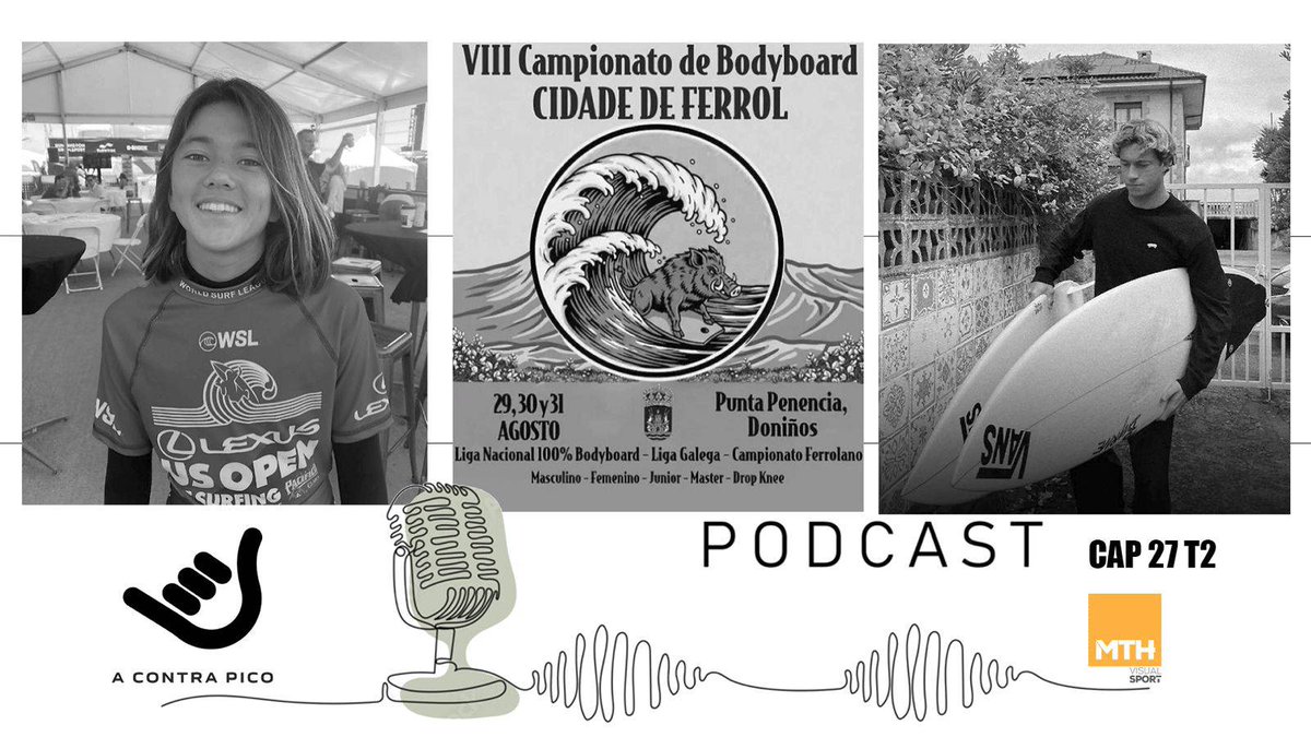 A Contra Pico (@hemisferio_surf) on Twitter photo 🤙🏼🎙️ Ya está disponible un nuevo A Contra Pico con actualidad y protagonistas del mundo del surf. Producido por <a href="/_MTHsport_/">MTH Visual Sport ®</a> y presentado por Roberto Flores #surf #radio #podcast #surfpodcast #acontrapico
open.spotify.com/episode/7aM22y… 🤙🏼🎙️ Ya está disponible un nuevo A Contra Pico con actualidad y protagonistas del mundo del surf. Producido por <a href="/_MTHsport_/">MTH Visual Sport ®</a> y presentado por Roberto Flores #surf #radio #podcast #surfpodcast #acontrapico
open.spotify.com/episode/7aM22y…