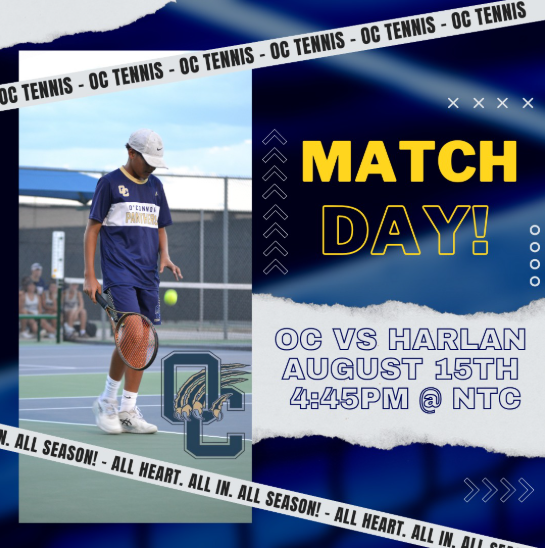 OCathletics1819's tweet photo. 🗣️ WEAR NAVY &amp; GOLD

See you at the NISD Tennis Center later today!

📷 @OConnorHSTennis l #GoPanthers https://t.co/mIpZKslYmK