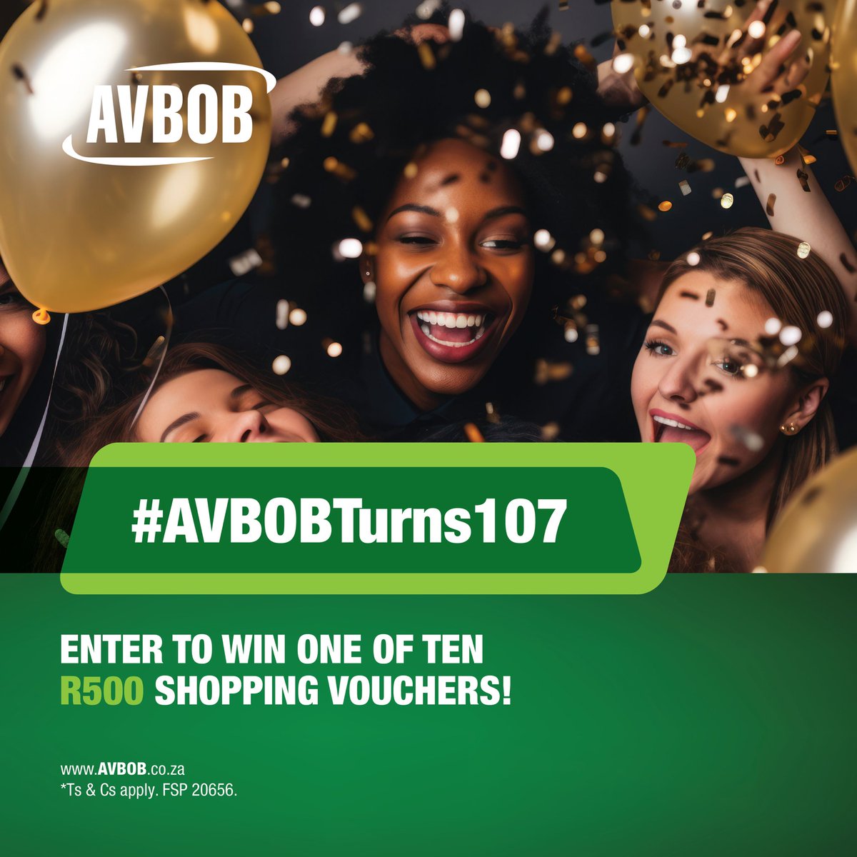 [COMPETITION ALERT🚨] Stand a chance to win 1 of 10 shopping vouchers, each valued at R500! Don’t miss out on this amazing opportunity – our lucky winner could be YOU!

How to enter:  
1. Simply answer the following question: How old is AVBOB turning this year?
2. Tag <a href="/AVBOBSA/">AVBOB South Africa</a>