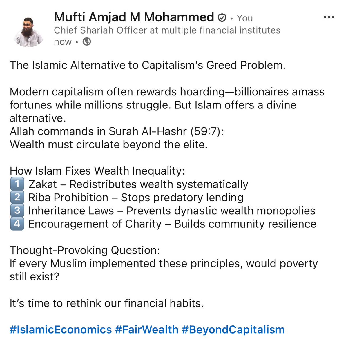 Mufti Amjad M Mohammed tweet media