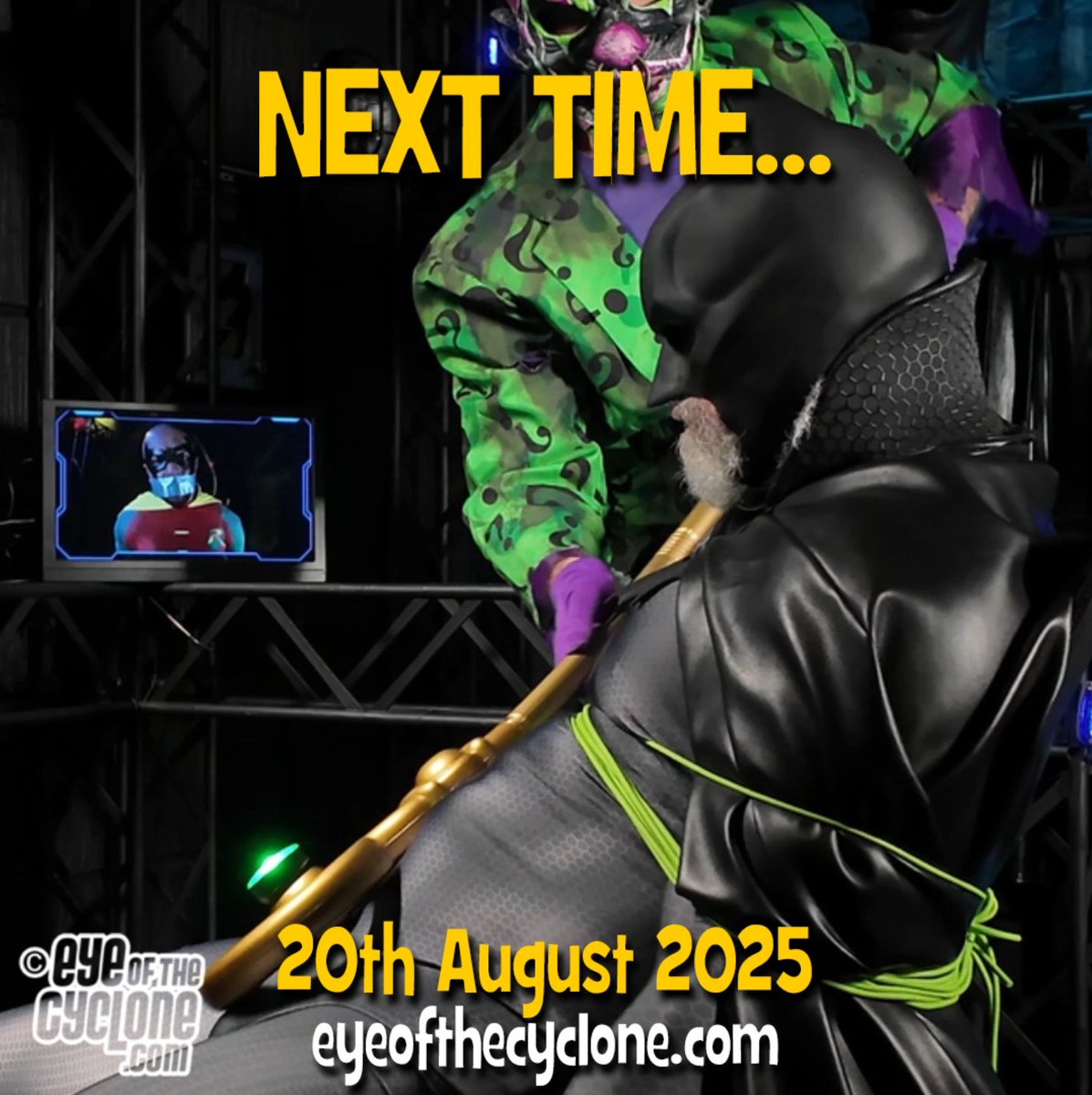 Super_Cyclone's tweet photo. Screen shot from our Teaser Trailer - online tomorrow promoting Next Week's update at https://t.co/pWSFtOZOUD
#superherofetish #eyeofthecyclone #meninspandex #sexysuperheroes #superherokink #eotc #gaybatman #batmankink https://t.co/26mgjugDQZ