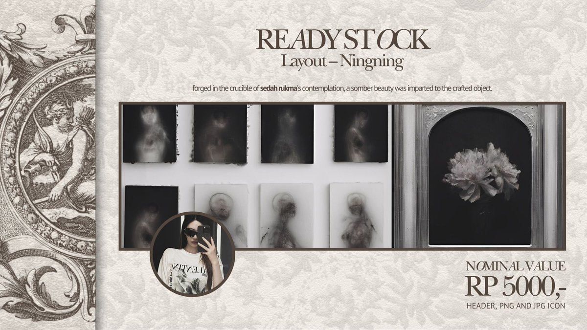 sedahrukma's tweet photo. Help rt/repost? Thank you!

New drop 6 layout - Ningning, priced at RP 5,000,-/each includes png and jpg icon. Don’t hesitate to knock my DM if you’re interested.

#zonauang #zonajajan https://t.co/ncQRI6DmpL