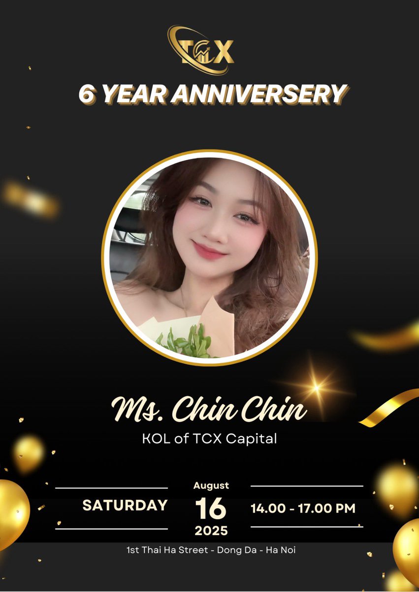 chintradecoin's tweet photo. Thế là cũng 4 năm đồng hành cùng #TCXCAPITAL rồi 😆
Hẹn gặp mn vào ngày mai tại bữa tiệc sinh nhật của TCX nha 😘

#kieuchinhtcx #Crypto https://t.co/6EofQtXbHw