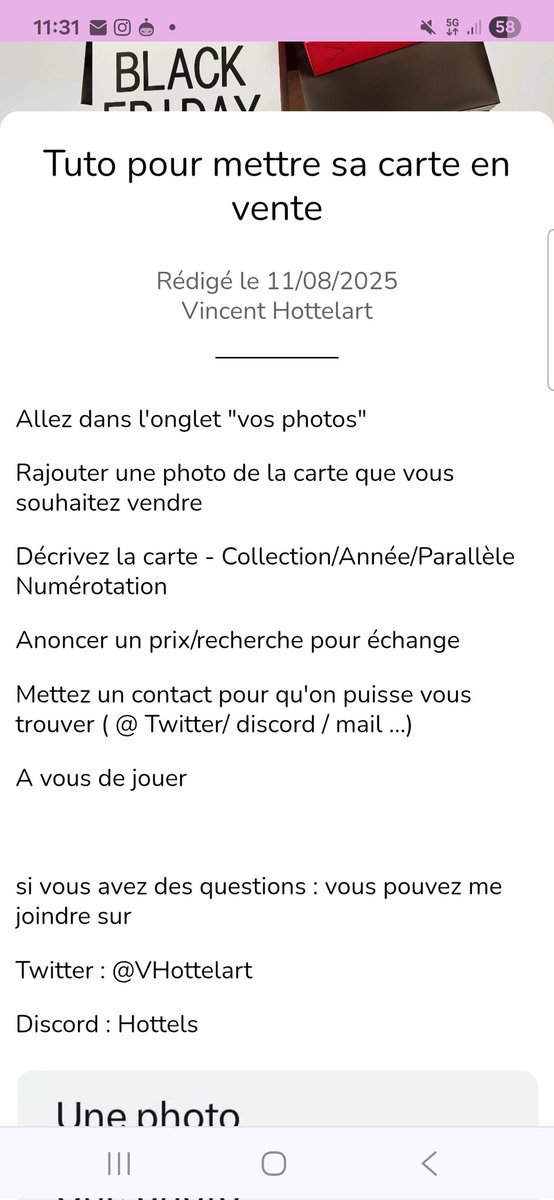 VHottelart's tweet image. Nouvel onglet vente dans l&apos;appli cardsaddict.goodbarber.app

Allez y poster les cartes dont vous souhaitez vous séparer ! 

L&apos;application vous donne une fenêtre d&apos;exposition 

Pour les acheteurs vous allez y trouver des belles pépites 🏀🏈⚾️🏒

Achat/échanges 

#CardsAddicts #hobby