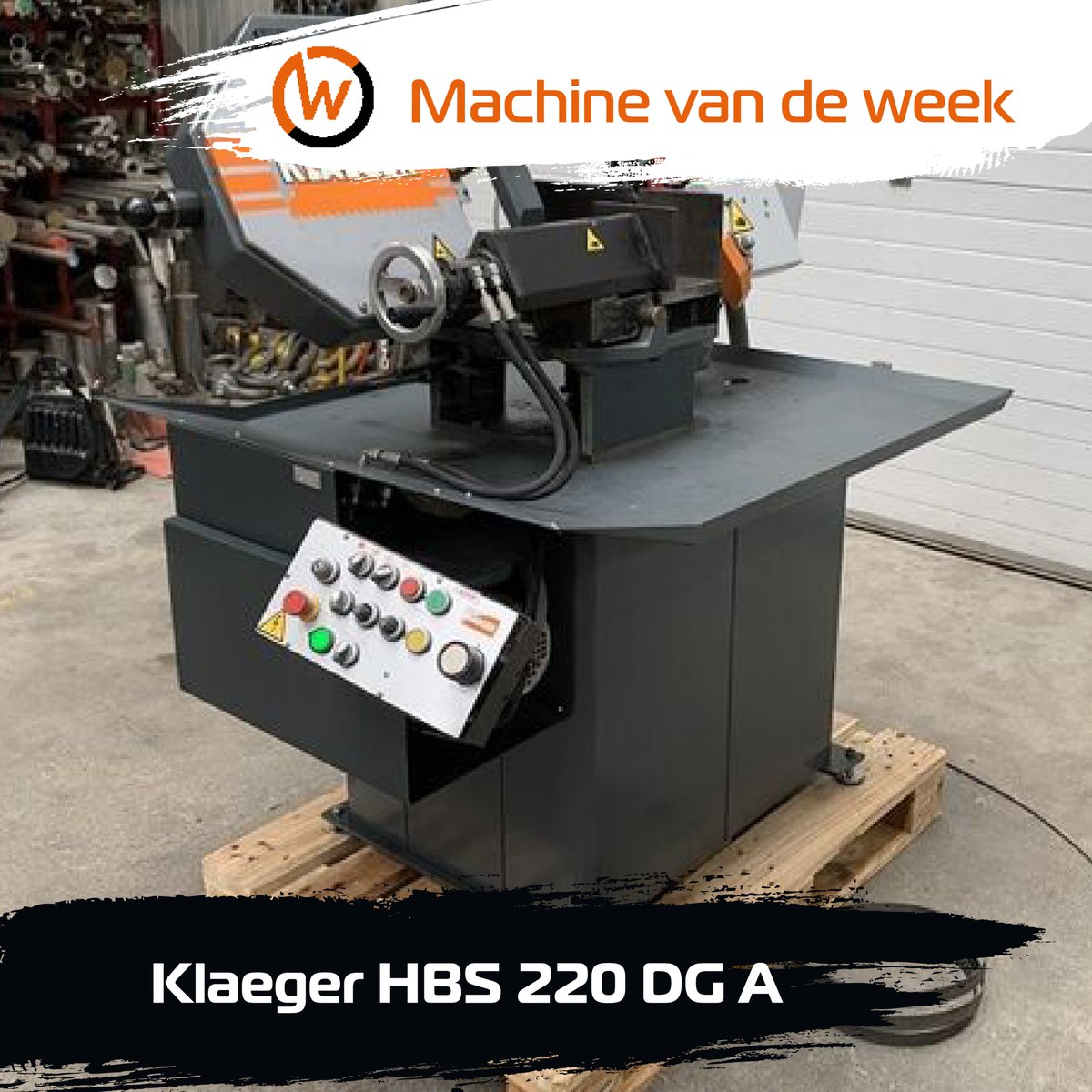 ⚙⚙⚙ Machine van de week ⚙⚙⚙
Horizontale lintzaag uit 2008 met Ø 220 mm rond / 220 x 150 mm vierkant, traploze variator, automatische voeding &amp; klem, koelmiddelpomp – flexibel van 90° tot 30° voor nauwkeurige metaalzaagsneden.
👉werktuigen.nl/edf-1700x2500/… #werktuigen