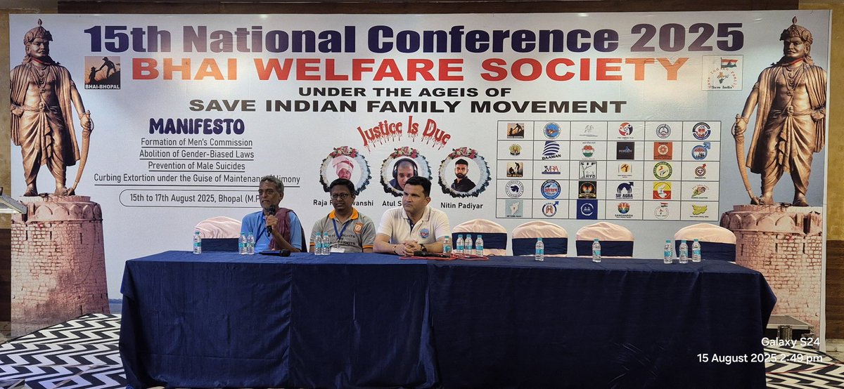 Sureshram, Amit, and Rohit are diving into the history of the Men's Rights Movement in India from its early days fighting for gender-neutral laws and how they have evolved over a period of time.bhopal

#MensRightsIndiaMeet
#NatCon2025Bhopal
#15thSIFNationalMeet