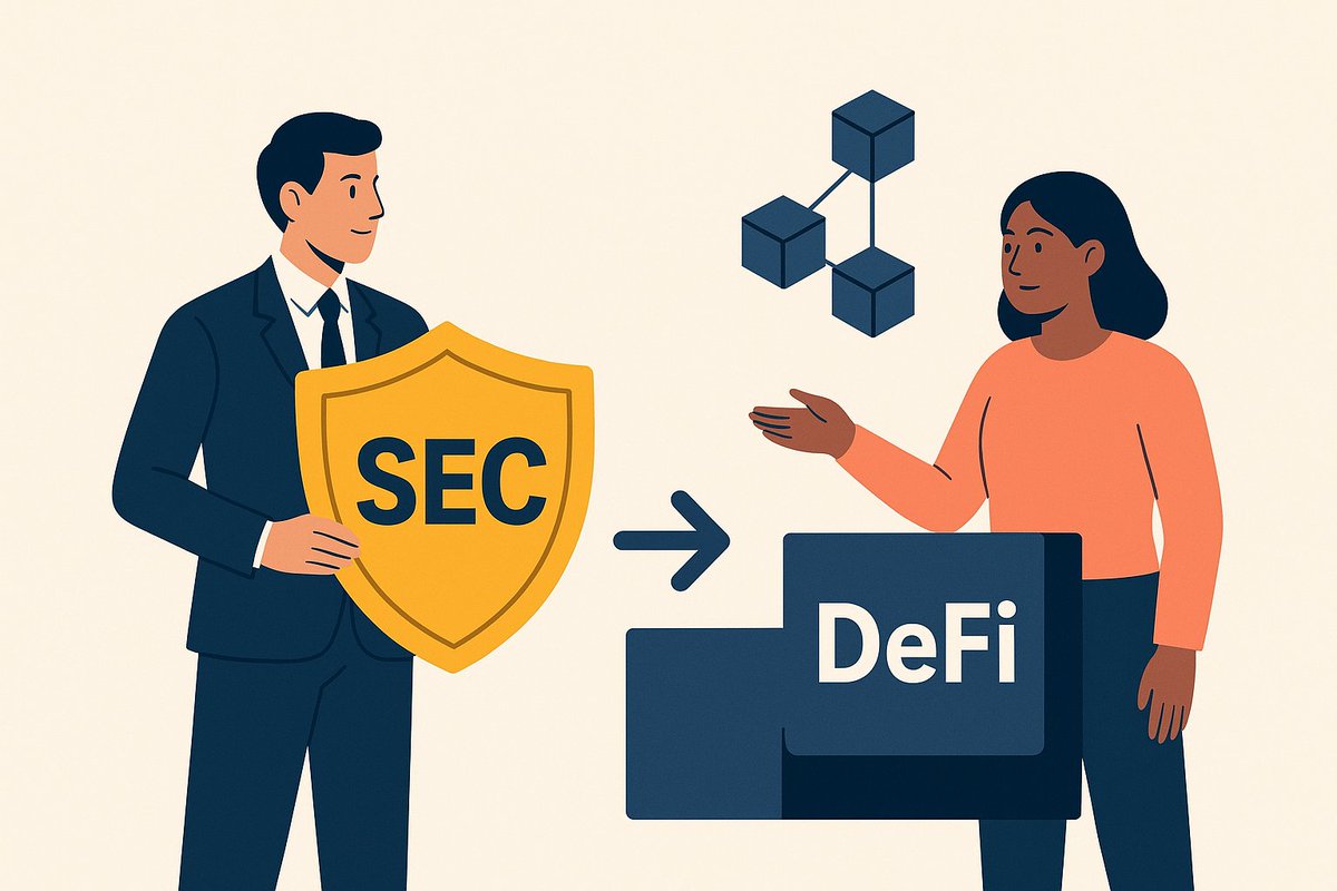 DeFi Education Fund and a16z Crypto propose a SEC “safe harbor” letting neutral, non-custodial protocols operate without broker registration if autonomous, no fund custody, and limited in scope. Goal: regulate implementation, not the blockchain.