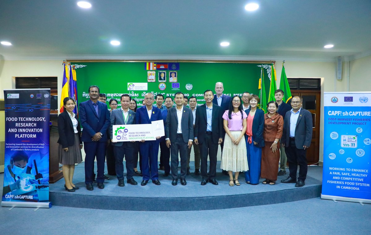 National University of Battambang (NUBB) steps up to steer FTRIP’s mission 🔬: translating cutting-edge research into real-world solutions for 🇰🇭's post-harvest fisheries  beyond 🐟. FTRIP is part of the #EU-funded CAPFISH-Capture project.

Read more: cambodia.un.org/en/299121-nubb…