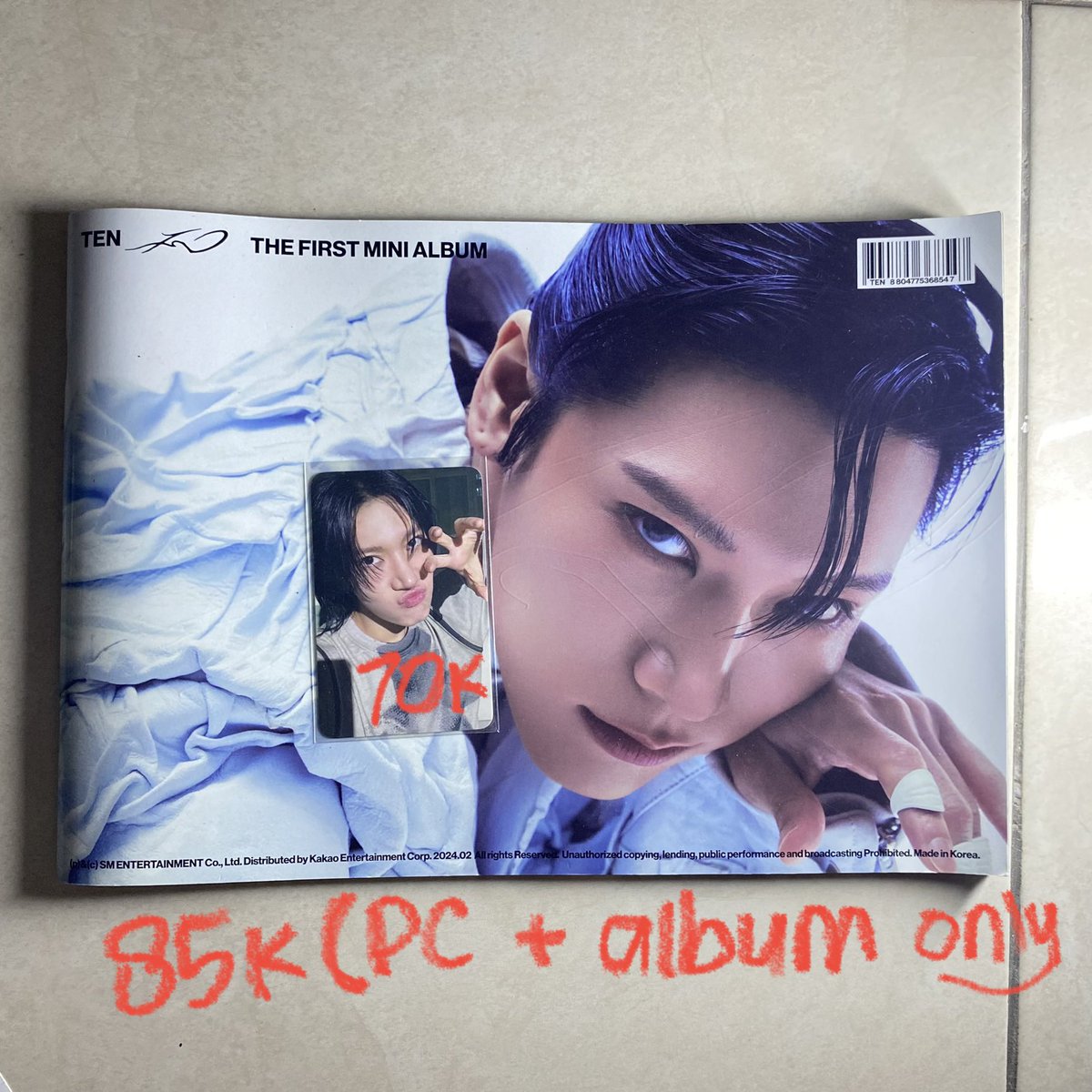 WTS - want to sell
CLEARANCE SALE first mini album solo TEN

💸 pc pob withmuu : Rp 70.000
💸 pc + album only : Rp 85.000

❌ exc adm 10%
🍊 co oren
✅ nego &amp; keep event
🏡 Jateng

t. photocard poca wayv nct nightwalker wm benefit
