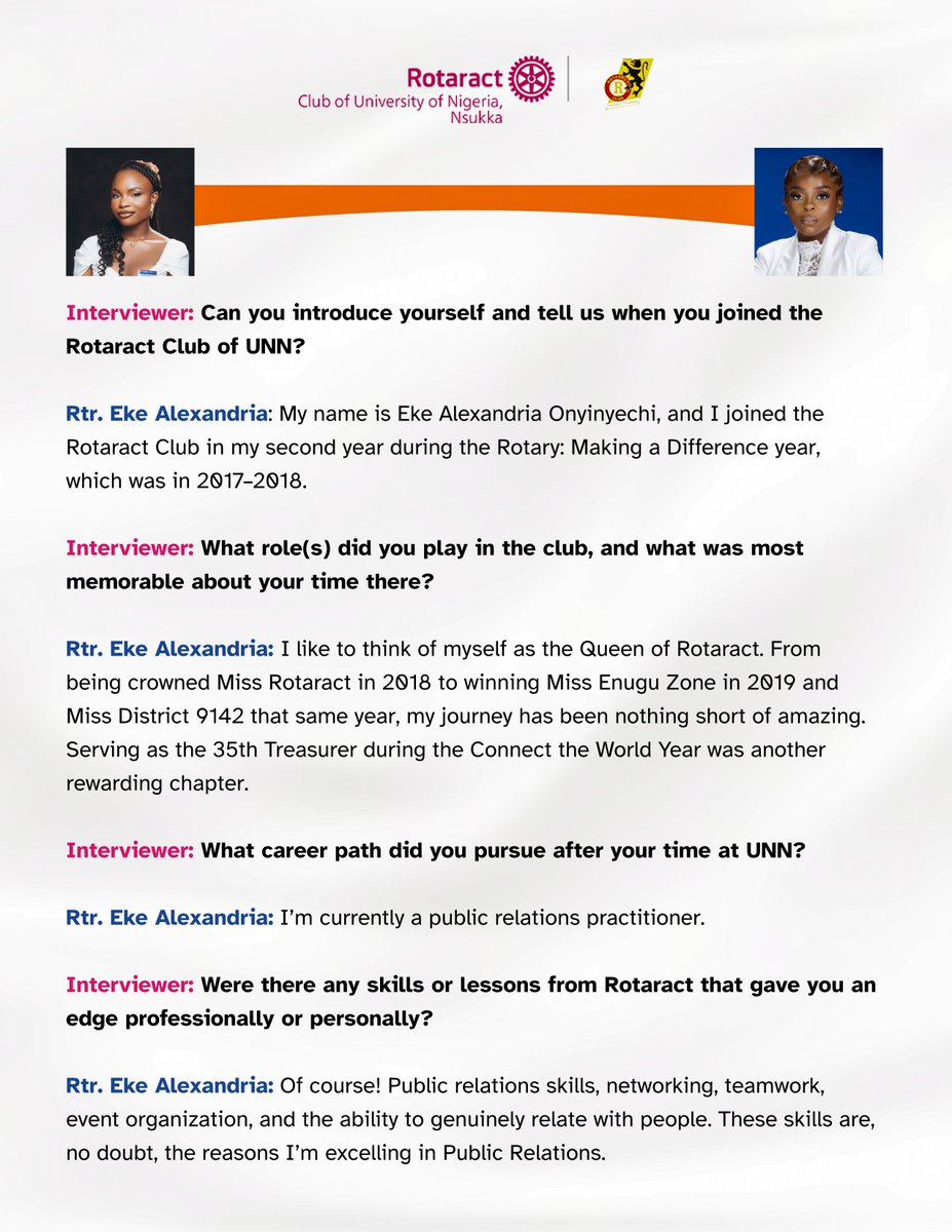 Rotaract Club of UNN tweet media