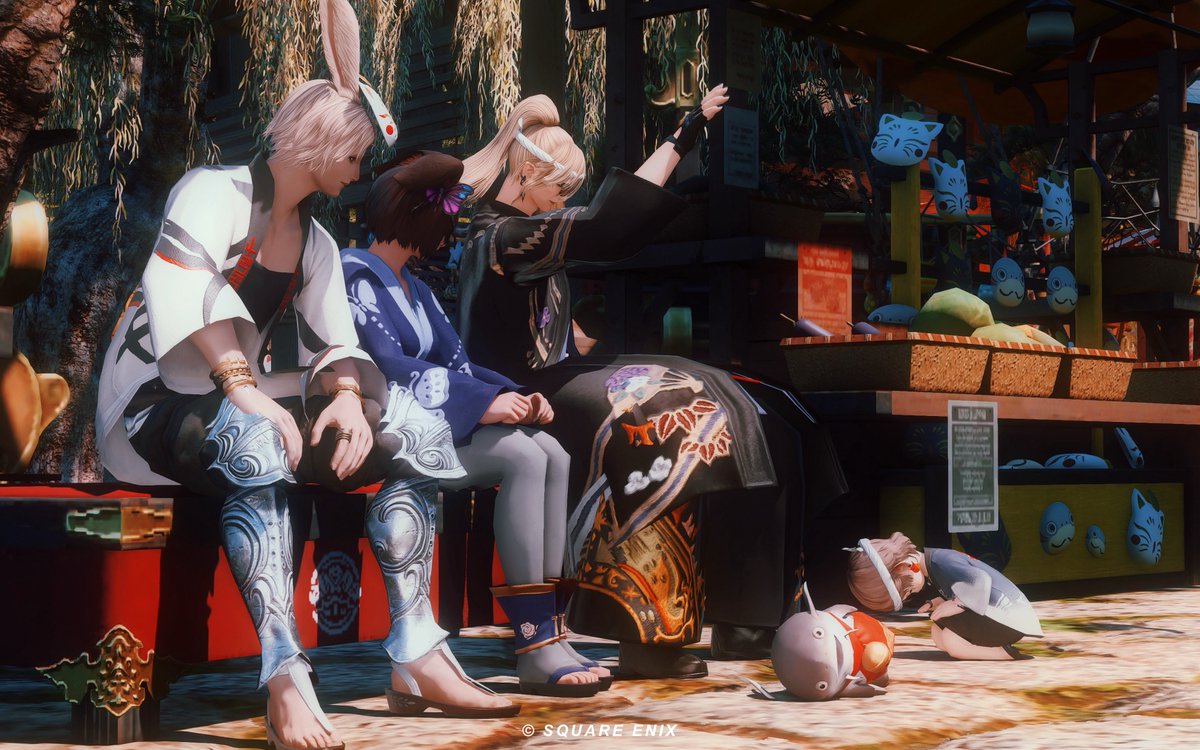 elf_pic's tweet photo. ⦗  親分！りんご飴売り切れてやした！  ⦘
🍎︙#FFXIV︙#CWLS_Rf https://t.co/3ui1QmsJTa