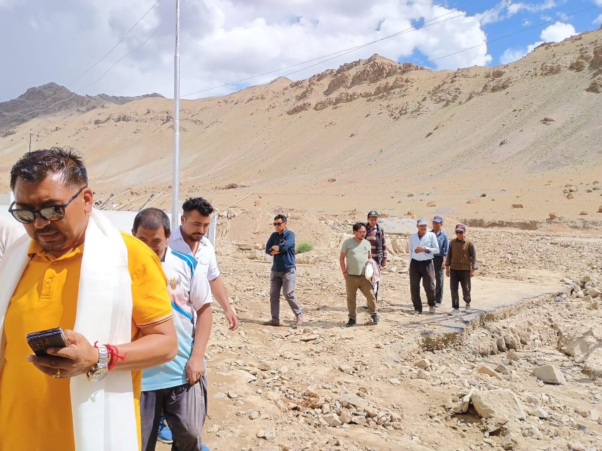 BJP Ladakh (@bjp4ladakh) on Twitter photo BJP Ladakh State President Shri <a href="/TashiKhachu/">Tashi Gyaltsan Khachu</a> Ji, along with his team, visited flood-hit Hemis Shukpachan in Sham District, met affected residents, assured them of full support, and initiated measures to assess damages and ensure timely relief and assistance.
#ladakh BJP Ladakh State President Shri <a href="/TashiKhachu/">Tashi Gyaltsan Khachu</a> Ji, along with his team, visited flood-hit Hemis Shukpachan in Sham District, met affected residents, assured them of full support, and initiated measures to assess damages and ensure timely relief and assistance.
#ladakh