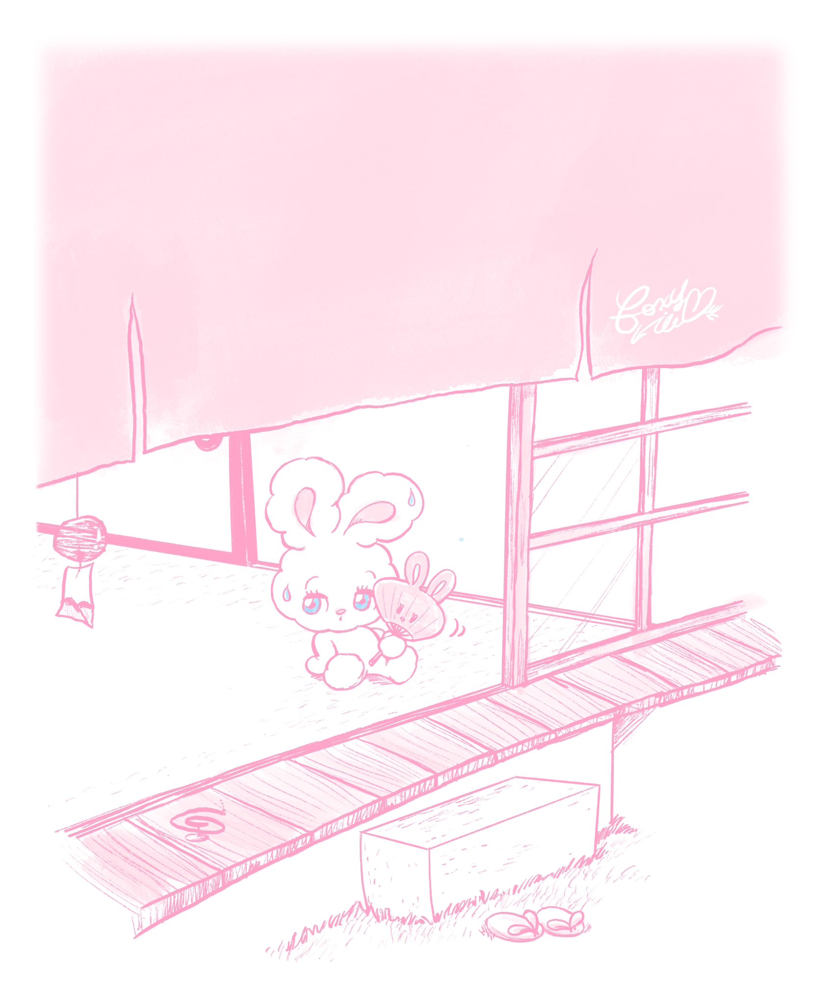 PINK BOOK  foxyillustrations 原画 PINK BOOK foxyillustrations 原画 foxy illustrations