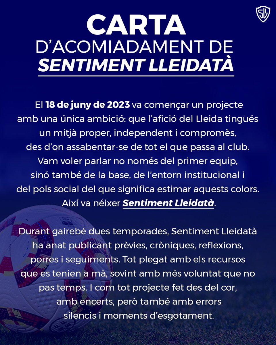 Sentiment Lleidatà tweet media