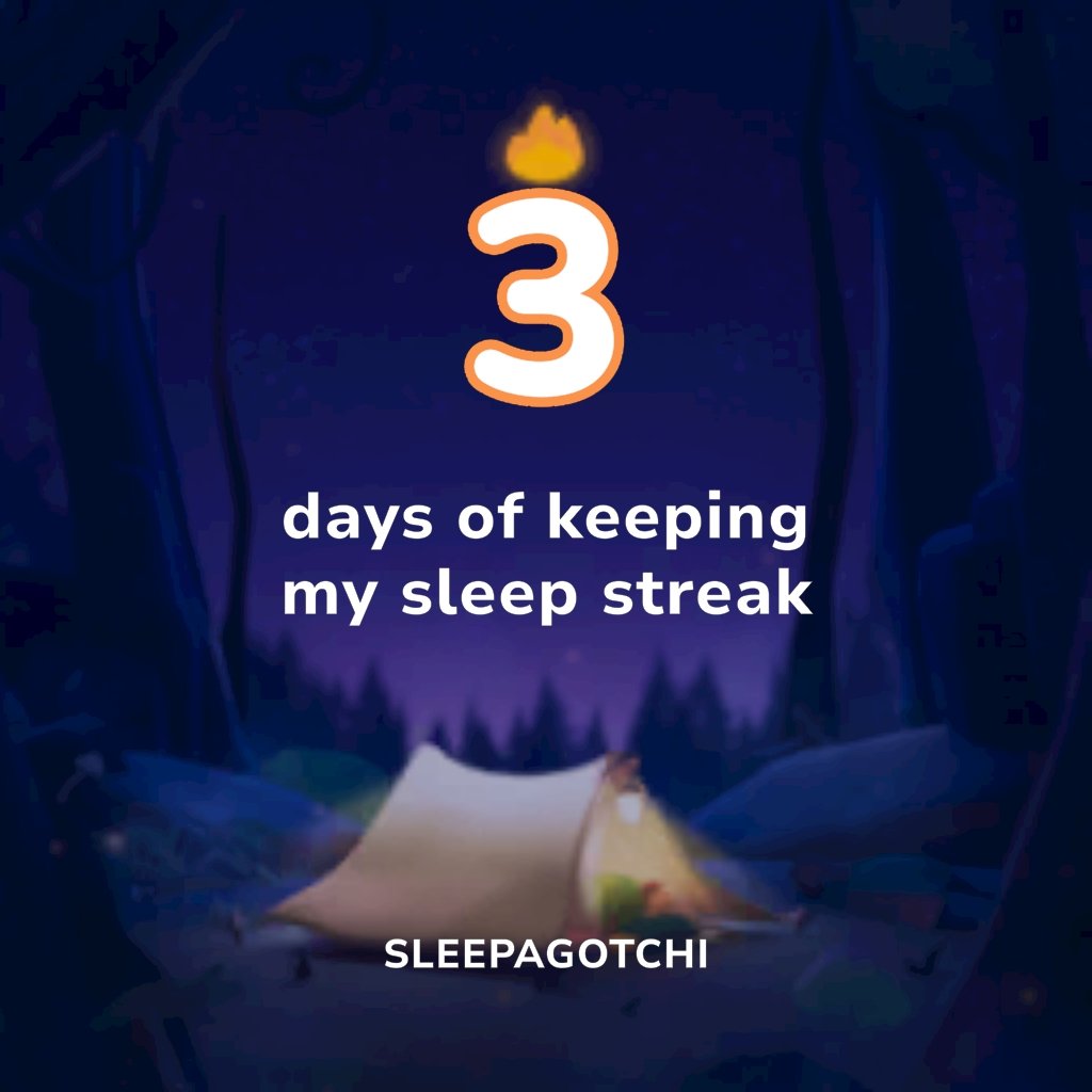mounodril's tweet photo. I’m on the sleep streak! 
Join me on Sleepagotchi.
https://t.co/aFAUXit8DU

Let's catch up: https://t.co/BocUP4EJ1W

@sleepagotchi  @JamboTechnology  #SleepagotchiStreak https://t.co/f4gSVeMvnm