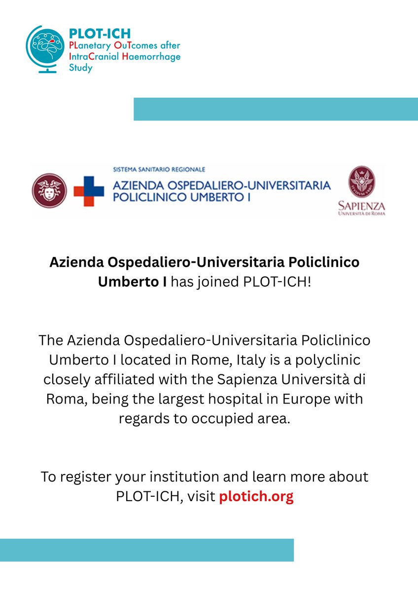 PLOT-ICH Study tweet media