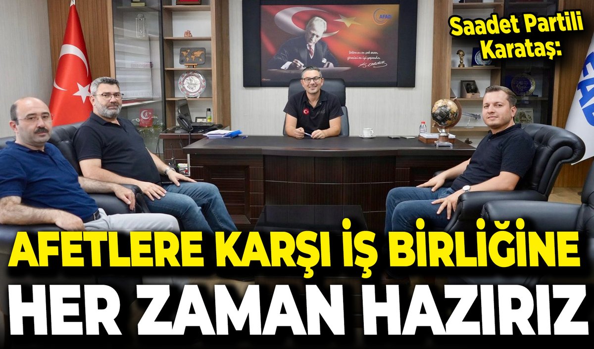 Saadet Partili Karataş: “Afetlere Karşı İş Birliğine Her Zaman Hazırız” afyonpostasi.com.tr/saadet-partili…