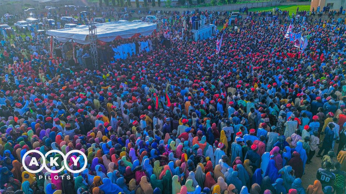 Kyusufabba's tweet photo. I was delighted to be with our electorate in Ghari, Tsanyawa, Bagwai and Shanono constituencies to reflect on the rapid development recorded under the Kwankwasiyya-led New Nigeria Peoples Party (NNPP) administration. 

As they cast their votes in Saturday’s State House of Assembly re-run and bye-elections, I highlighted that within the period under review, our administration has executed numerous projects in the health, education, and human development sectors.

In the two constituencies, we have built several classrooms, sponsored hundreds of youths to further their studies both locally and abroad, and empowered thousands of women with a monthly start-up capital. All these efforts are aimed at improving the living standards of the people there. 

I also urged voters to reject the poor governance and neglect experienced under the immediate past administration, by not supporting candidates that are backed by its proponents. 

In the same vein, I called on all registered residents to vote for Dr. Ali Alasan Kiyawa for the Bagwai/Shanono State Assembly seat and Hon. Yusuf Ali Maigado for the Ghari/Tsanyawa State Assembly seat, both of the NNPP to ensure the continuation of people-oriented governance. - AKY