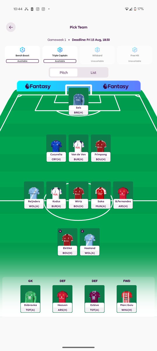bigphilly151's tweet photo. @FPL__Raptor Still not convinced 😫 https://t.co/KylNPPilcg