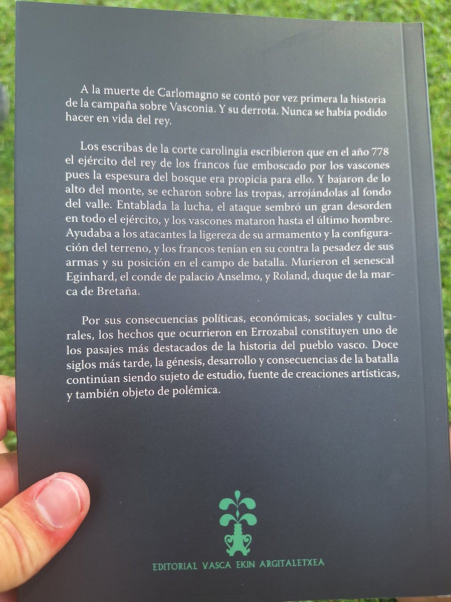 Gaurko egunez 778an, Errozabal #Orreaga'n atakatuz defendatu ginen.

Itzela garaipena.

Egun aproposa apalean zain neukan Xabier Irujo'ren hau irakurriaz, ordukoak gogoratzeko.

<a href="/Nabarralde/">Nabarralde</a>