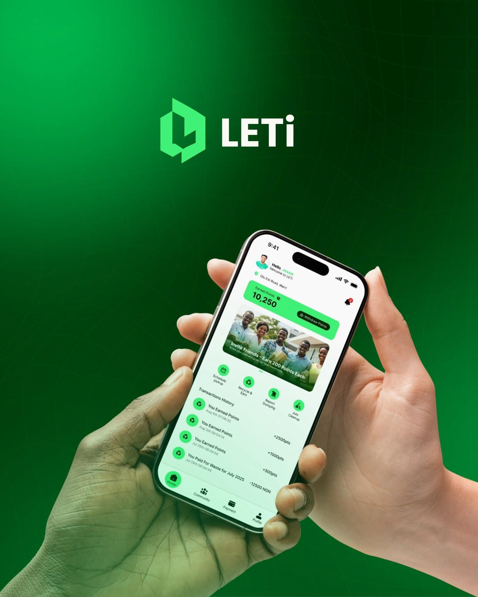 buildwithdudu's tweet image. Team Lockedin created an eco-conscious waste collection service for urban Nigeria.

Cleaner streets, greener cities, and a healthier planet one pickup at a time. ♻️
#BuildWithDudu #CreativityChallenge #odettecm