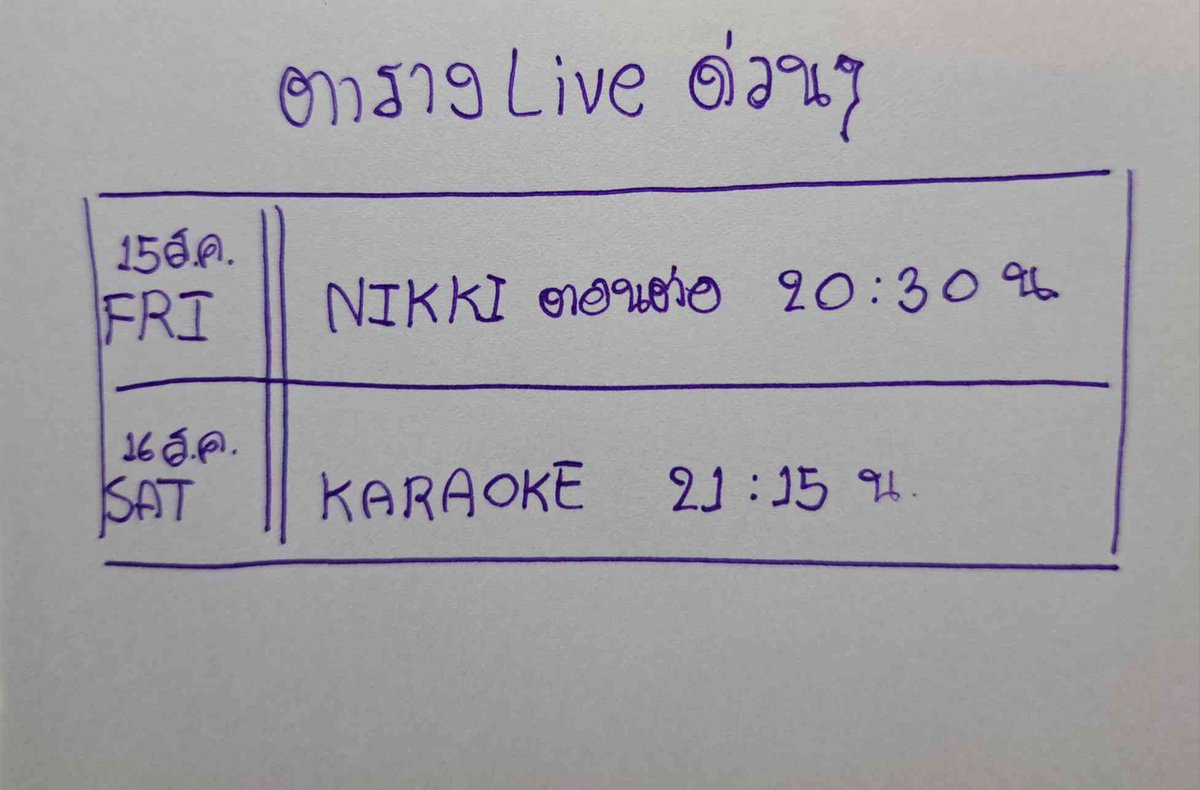 ตอนแรกคิดว่าจะไม่ว่าง Live แต่วันนี้ก็มี Live 20:30 นะทุกคน