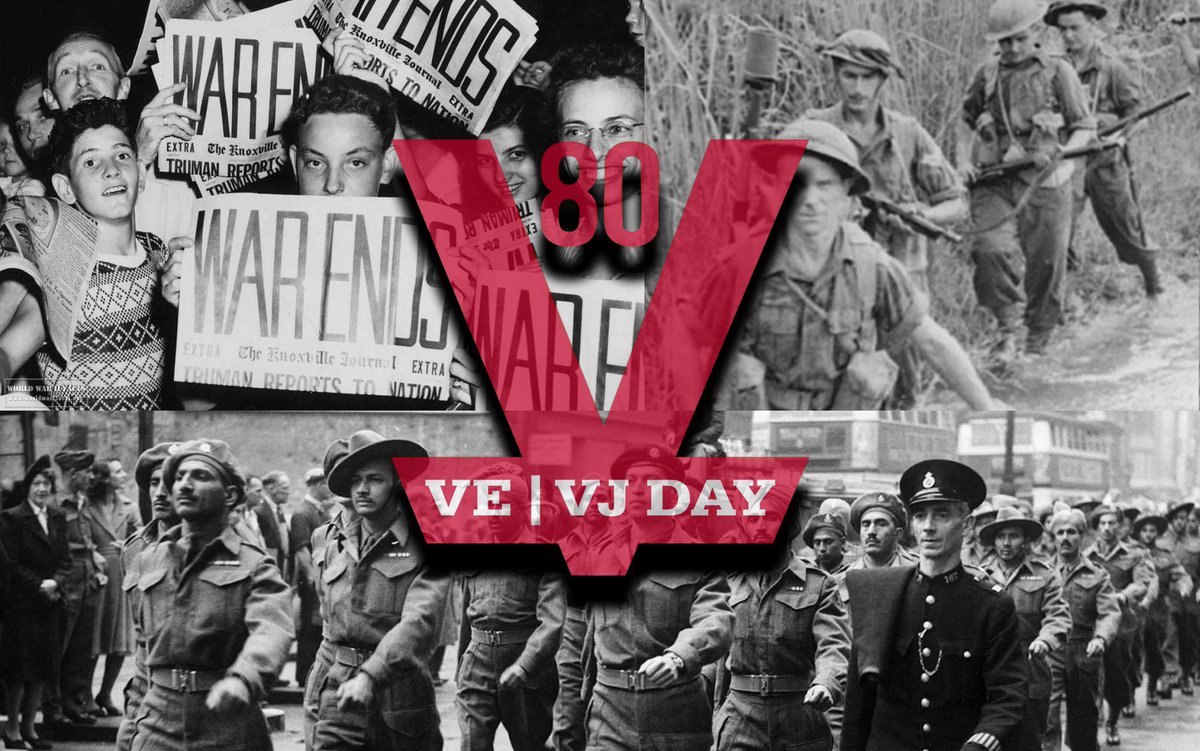 #VJDay marks the date in 1945 when the Japanese Emperor surrendered to Allied Forces. 80 years ago today World War II ended. We honour the courage and sacrifice of all who served. We will join the national 2min silence at noon today paying our respects. Lest we forget ❤️🇬🇧💂🏻‍♀️#VJ80