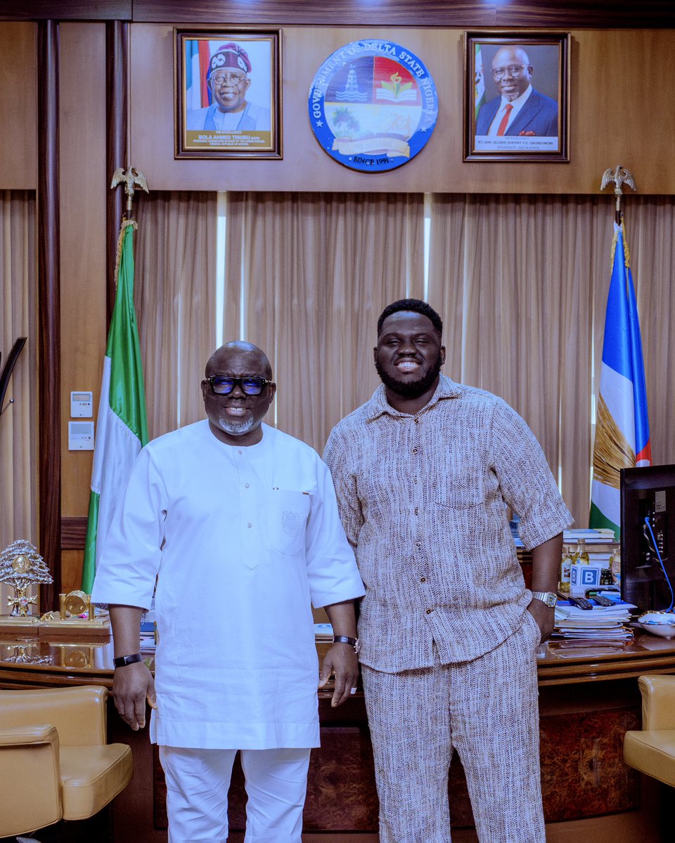 I want to appreciate my Governor &amp; boss, Gov. Sheriff Oborevwori for his kindness, his heart &amp; selflessness. You took a chance on me, pulled me back to Delta to come &amp; serve in your government &amp;you have never stopped showing me love &amp; correcting me since then! God bless the Ukodo