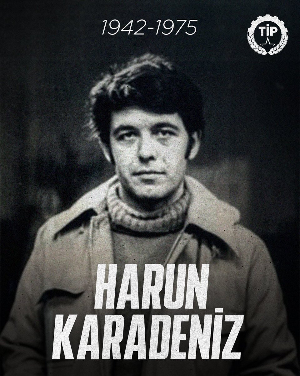tipliogrencii's tweet photo. Devrimci gençlik önderi Harun Karadeniz'i aramızdan ayrılışının 50. yıl dönümünde saygıyla anıyoruz.

Onun mirası aydınlık bir memleket mücadelemizde bize yol gösteriyor! Harun'a sözümüz devrim olacak! https://t.co/i3UMFDdhYb