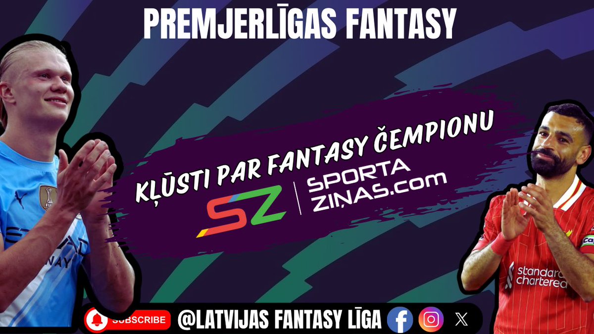 Tev vēl ir iespēja pieteikties <a href="/Sportazinas_com/">Sportazinas.com</a> publiskajai līgai un cīnīties par Salāha kreklu un citām foršām balvām 🎁- 

Spied šeit - fantasy.premierleague.com/leagues/auto-j…

Vai izmanto kodu - xdlhbu

BEZMAKSAS DALĪBA 🆓

Retvīto šo ierakstu 👏