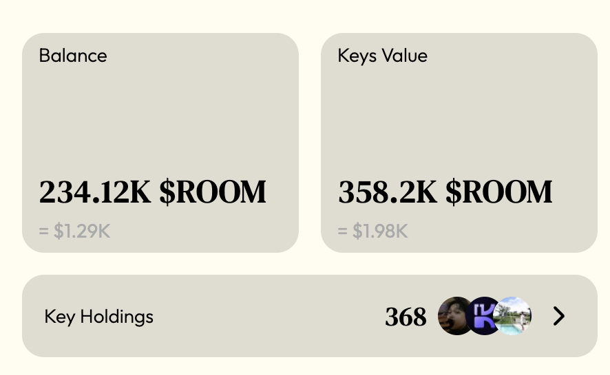 30k $ROOM to 580k $ROOM in just one night. Don't miss your chance guys. <a href="/useBackroom/">Backroom</a>