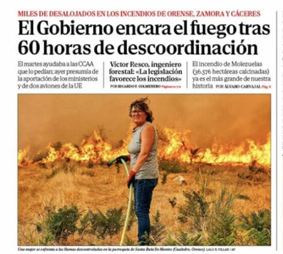 DavidDiezH's tweet photo. España arde por los cuatro costados, miles de hectáreas calcinadas, pueblos evacuados y un Gobierno desaparecido. Mientras el país se quema, @sanchezcastejon se tumba a la bartola de vacaciones, haciendo propaganda barata y dejando a los españoles abandonados.
🗞️ @elmundoes https://t.co/U7U1eJable