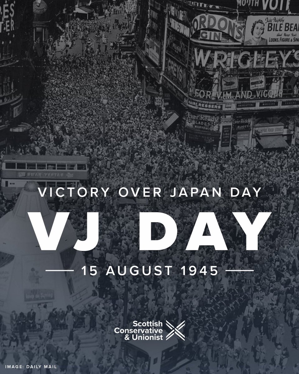 On the 80th anniversary of VJ Day, let us all remember those who fought for the freedoms we have today.

I’ll be delighted to pay my respects to them later today at the church service in Forres.

 #VJDay80