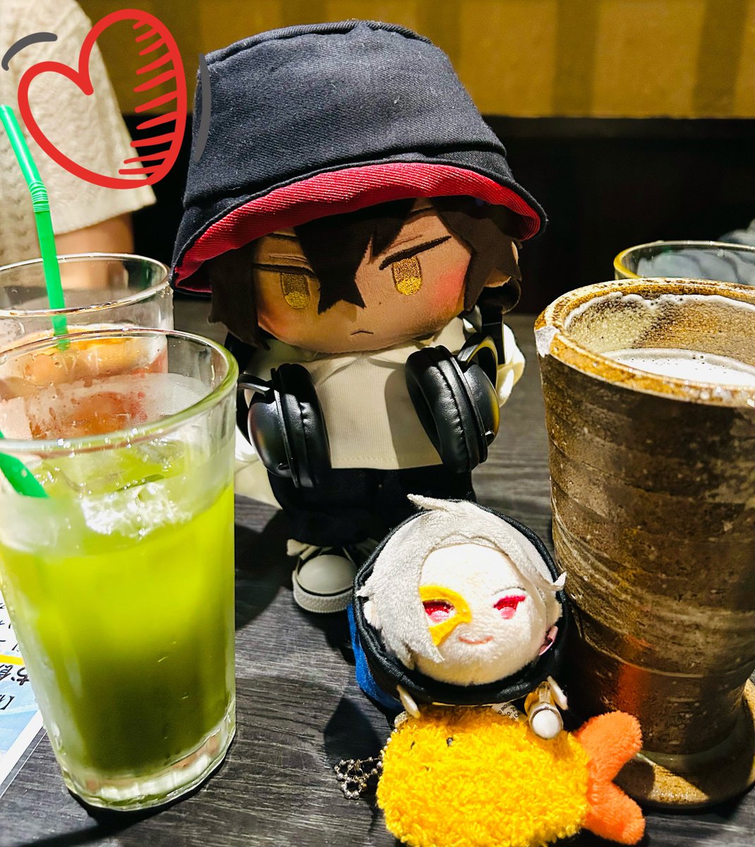 BAN、緋直、ポテトちゃんと久々に集まってご飯🍴🍻