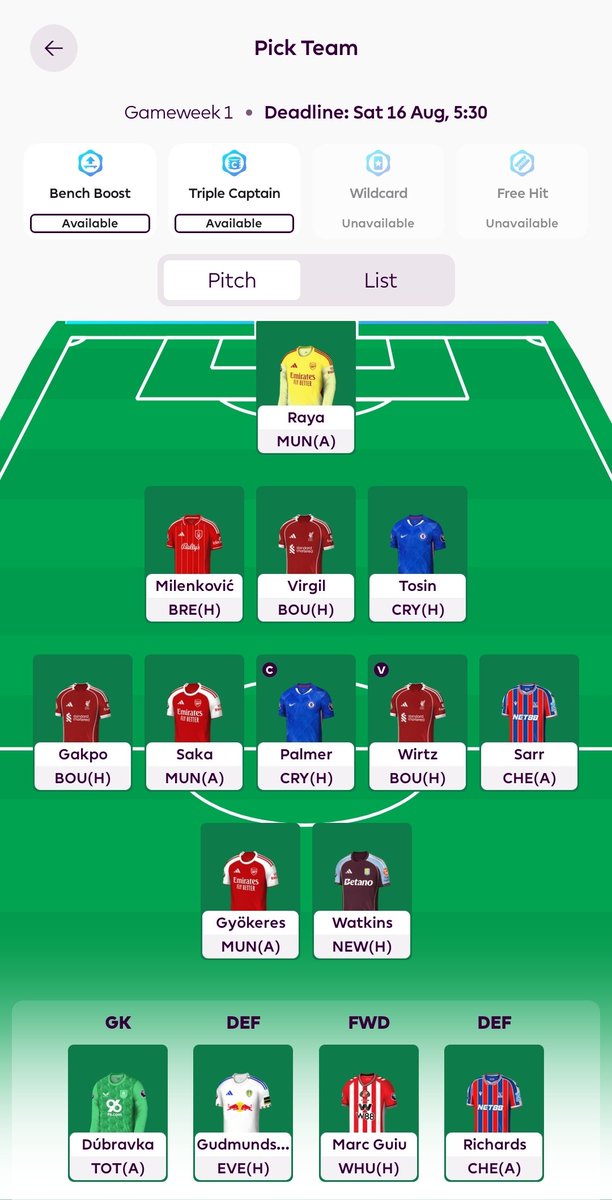 Gabriel_Cubed's tweet photo. @FPL__Raptor Do I need to be talked out of this...? https://t.co/383hHr42ZM