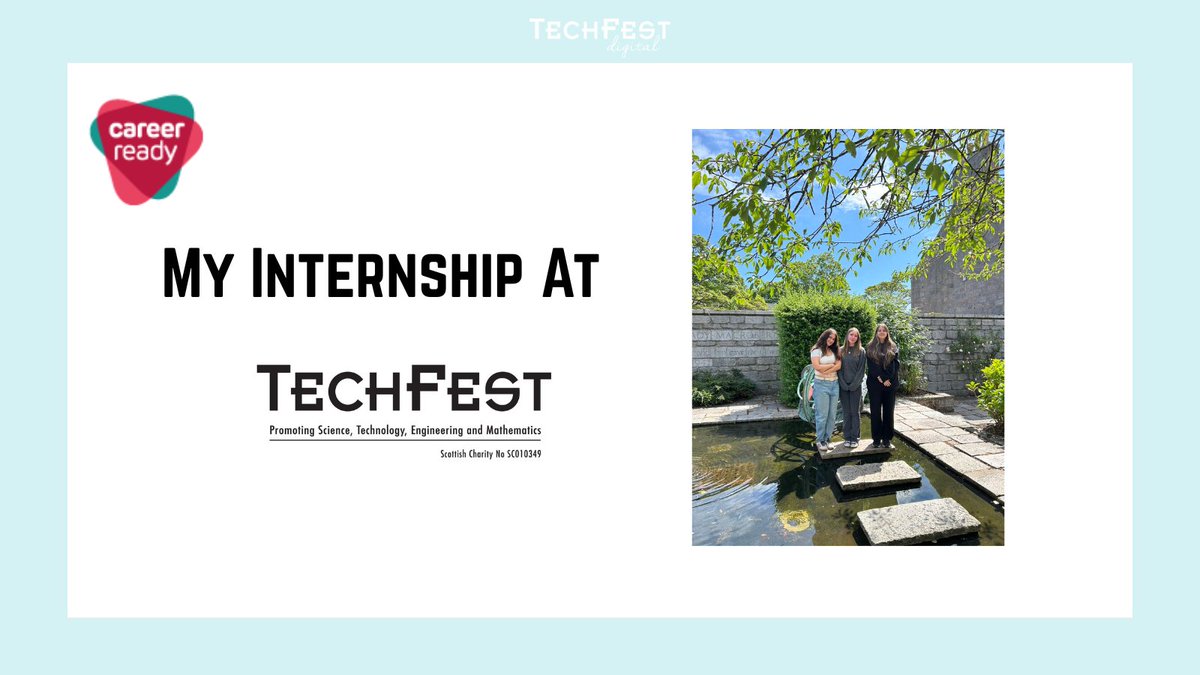 TechFest (@techfestnews) on Twitter photo Wondered what Hannah, Nicole and Charley got up to during their 4-week <a href="/CareerReadyUK/">Career Ready</a> internship with us at TechFest? 👏
They’ve each written a blog about their time here 😃
Have a read here 👉 techfest.org.uk/news-events/bl… Wondered what Hannah, Nicole and Charley got up to during their 4-week <a href="/CareerReadyUK/">Career Ready</a> internship with us at TechFest? 👏
They’ve each written a blog about their time here 😃
Have a read here 👉 techfest.org.uk/news-events/bl…