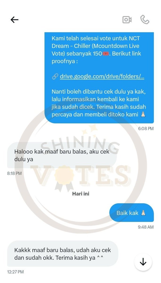 shiningvotes's tweet image. 📆 14/08/25
Sold 150🎟️ for #NCTDREAM on Mnet Mcountdown Live Vote. Purchased by dreamzen.

Thank you for buying &amp;amp; trusting us 😊

#shiningvotesproofs