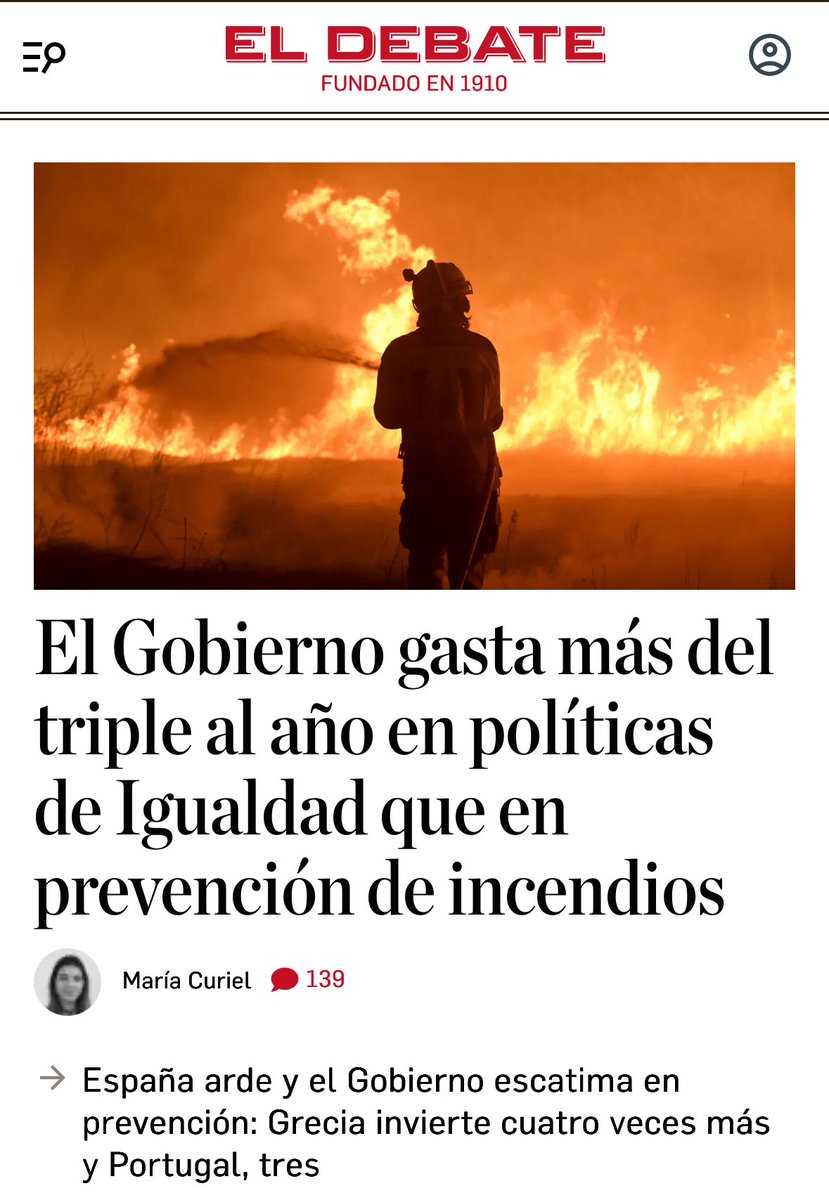 Para “compensar”  tenemos ministros incendiarios al servicio del puto amo. eldebate.com/sociedad/socie…