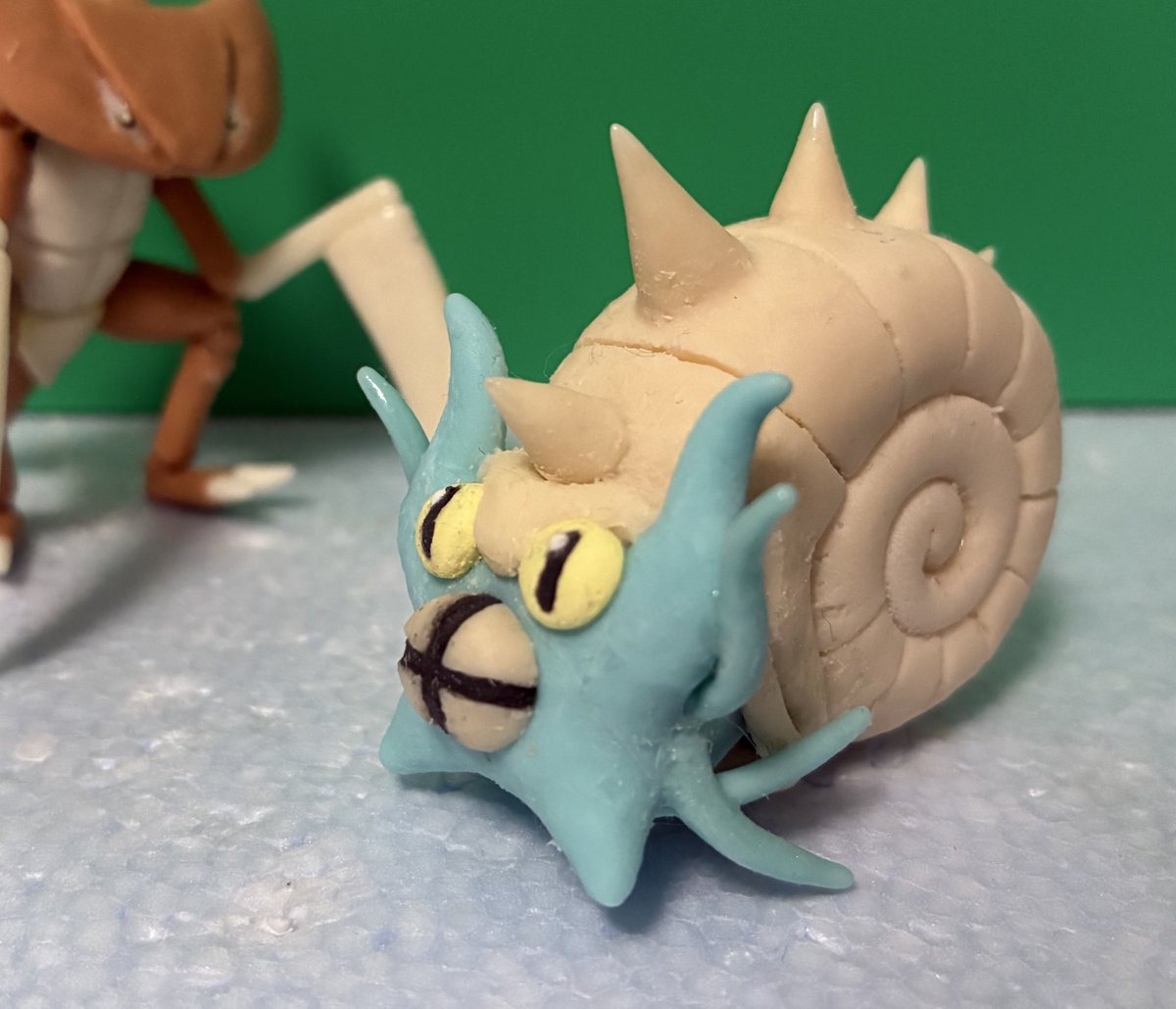 「オムスター」を作ってみた！
#ポケモン
#粘土