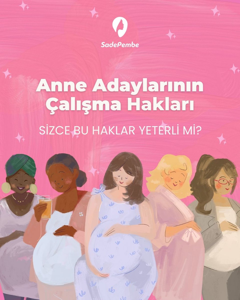 sadepembe's tweet photo. 👩‍🍼 Anne adayları hem üretken hem yaratıcı hem de anneliğe hazırlanırken toplumdan hak ettiği desteği görüyor mu? 📌 SadePembe soruyor: “Mevcut çalışma hakları yeterli mi?” ⚖️ Çalışma saatleri, izinler, sağlık güvenceleri… Daha adil haklar şart. 💬 Yorumunla katıl. #SadePembe https://t.co/nC71Ks0azi