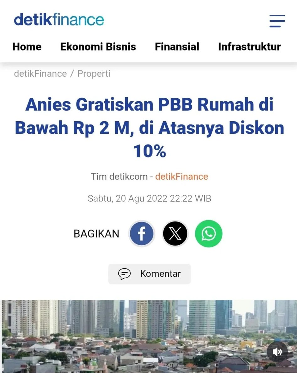 ยฅ@N'$ (@yaniarsim) on Twitter photo Ternyata pernah ada kepala daerah yang gratiskan PBB
Pak <a href="/aniesbaswedan/">Anies Rasyid Baswedan</a> ๐ Ternyata pernah ada kepala daerah yang gratiskan PBB
Pak <a href="/aniesbaswedan/">Anies Rasyid Baswedan</a> ๐