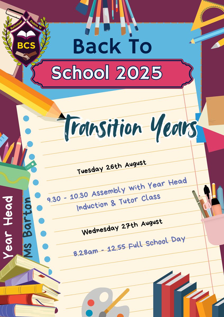 Ballinteer Community School tweet media