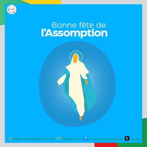 Nous souhaitons une bonne fête de l'Assomption à toute la communauté catholique.