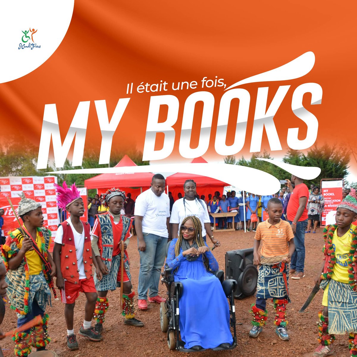 Des personnes en situation de handicap qui tendent la main à la génération suivante. Nous partageons par justice, pas par pitié 

Regardez ces sourires ! C'est ça l'inclusion ✨

My Books 6 se prépare

🤝 Rejoignez-nous 
📩 WhatsApp +237 675738577
💝 Dons • Parrainage • Goodies