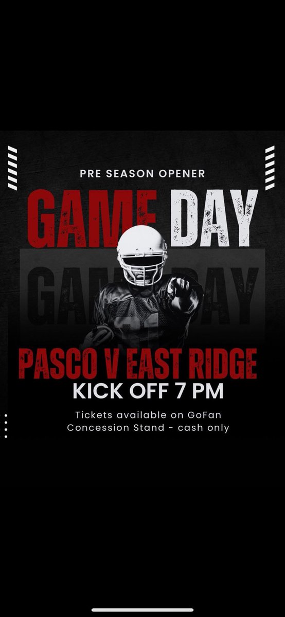 Come and watch our Pirates take on East Ridge in a Preseason game, kickoff at 7pm! #OurShip
