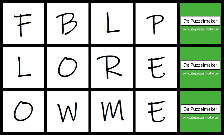DePuzzelmaker's tweet image. SLANG 🐍

Welk woord uit de actualiteit zie je als een slang liggen?    

Verklap svp 't antwoord niet, maar like als je 't ziet ❤️

#DePuzzelmaker #puzzel #nieuws #woordslang #slang #boggle