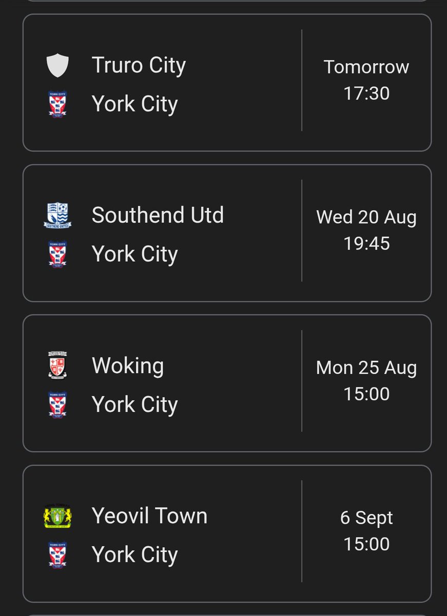 LCpl Boiled Egg. (@ios1922) on Twitter photo Massive shout out to the #ycfc fans on their 800 mile round trip to <a href="/TCFC_Official/">Truro (C)ity FC</a> this weekend. The start of 2300 miles in the next 22 days supporting YCFC. <a href="/NL_Enterprise/">Enterprise National League</a> <a href="/NL_Bible/">Non League Bible</a> <a href="/FBAwayDays/">Football Away Days</a> Massive shout out to the #ycfc fans on their 800 mile round trip to <a href="/TCFC_Official/">Truro (C)ity FC</a> this weekend. The start of 2300 miles in the next 22 days supporting YCFC. <a href="/NL_Enterprise/">Enterprise National League</a> <a href="/NL_Bible/">Non League Bible</a> <a href="/FBAwayDays/">Football Away Days</a>
